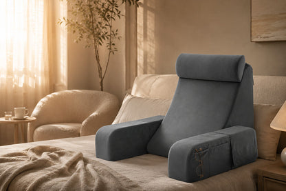 Loftora Wedge Reading Pillow – grey color