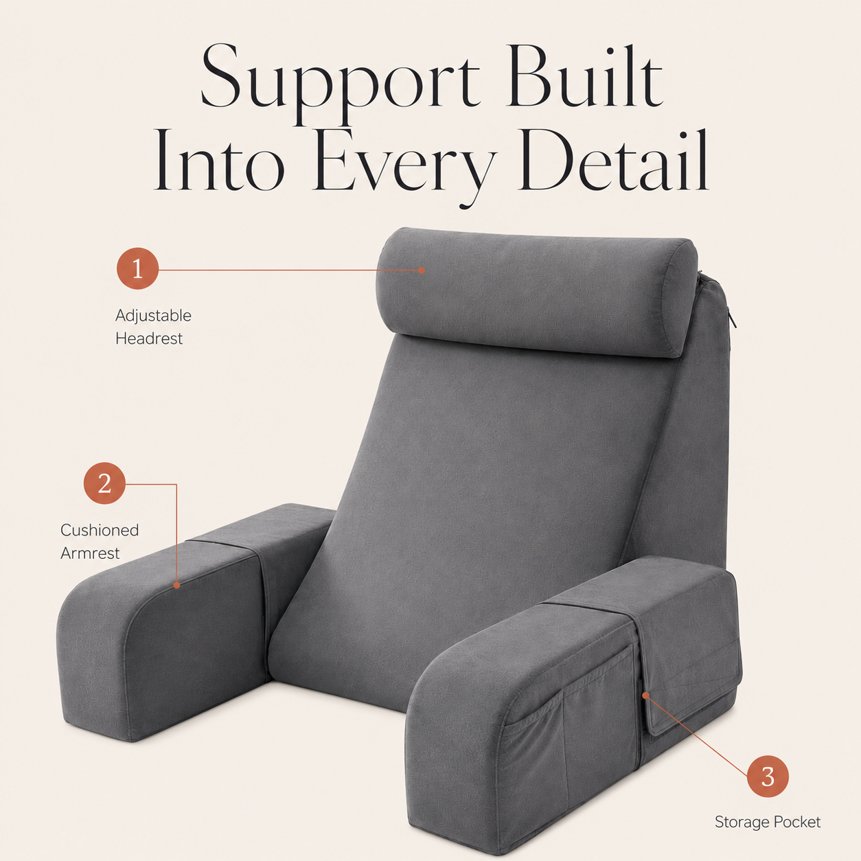 Support built into every detail